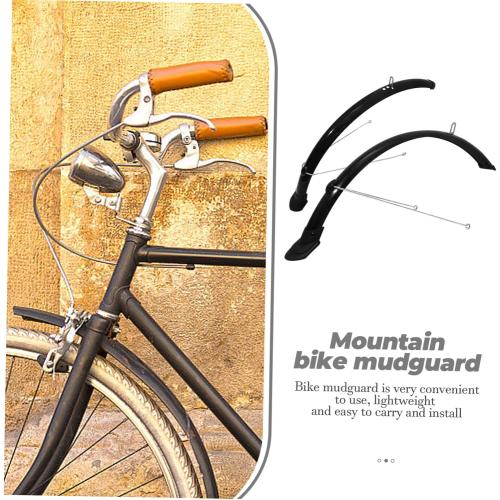 1set Mountain Bike Mudguard Cycling Rear Mudguards for Full Coverage Easy to Install and Clean for Off- and Daily Rides