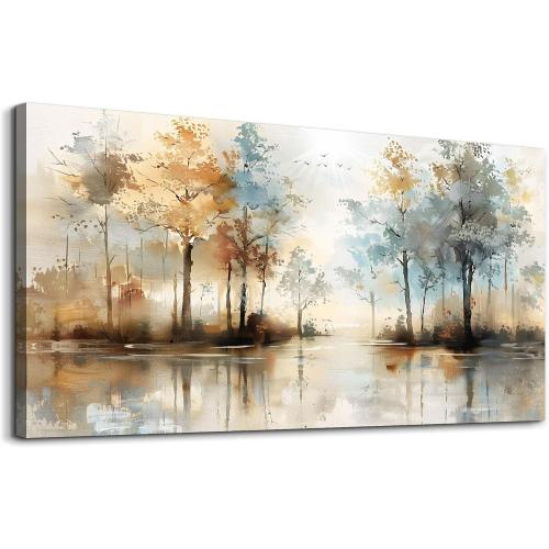 Lapremoly Large Wall Decor For Living Room Framed Wall Art for Bedroom Abstract Tree Painting Wall Artworks Hang Pictures For Office Decoration Canvas Prints Room Home Decorations Posters 30X60