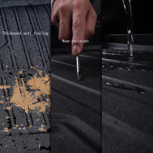 Large Cargo Liners for Mazda CX90 CX-90 2024 2025 (Only Suitable for 6 Seats) (Not Suitable for 7&8 Seats),TPE All Weather Protection with Trunk Mat Covering The backrest
