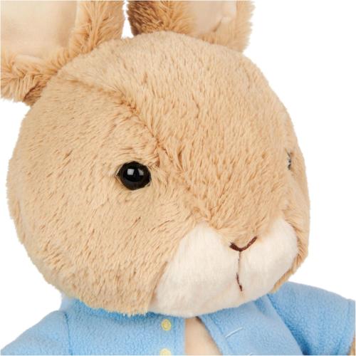 GUND Beatrix Potter Peter Rabbit Silly Pawz Plush, Easter Bunny Stuffed Animal for Ages 1 and Up, Brown/Blue, 11”