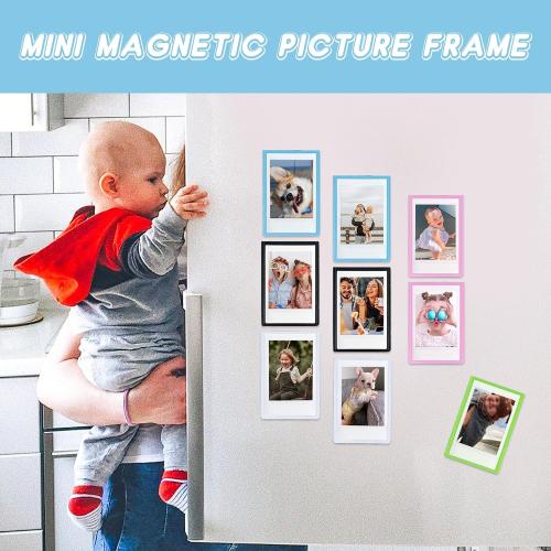 CAIYOULE 30 Pack Mini 3 Inch Magnetic Pocket Picture Frame