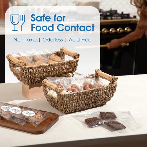 Spartan Industrial - 2 X 3 (1000 Count) Resealable Adhesive Crystal Clear Cello Poly Bags for Bracelet Packaging, Gifts, Party Treat Bags - Self Seal & Reinforced