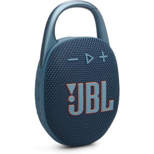 JBL Clip 5 - Ultra-Portable, Waterproof & Dustproof Bluetooth Speaker, Big JBL Pro Sound with Punchy bass, Integrated Carabiner, Up to 12 Hours of Play, Made in Part with Recycled Materials (Blue)