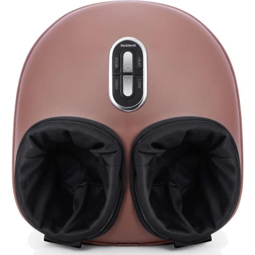 Nekteck Shiatsu Foot Massager Machine with Soothing Heat, FSA Eligible Air Compression Deep Kneading Therapy, Improve Blood Circulation and Foot Wellness, Relax for Home Office Use, HSA Eligible