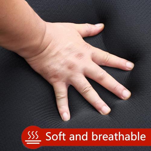 Lash Bed Foam Topper for Massage Bed, 73x24x2 inch Black Memory Foam Removable Cover Massage Mattress, Non-Slip Elastic Bands