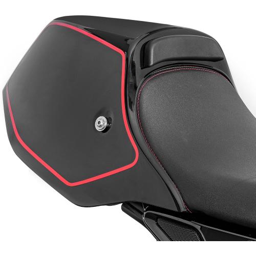 Motorcycle Rear Seat Cowl for XSR900 XSR 900 2022 2023 2024 2025 Passenger Pillion Cover Tail Solo Fairing (Black)