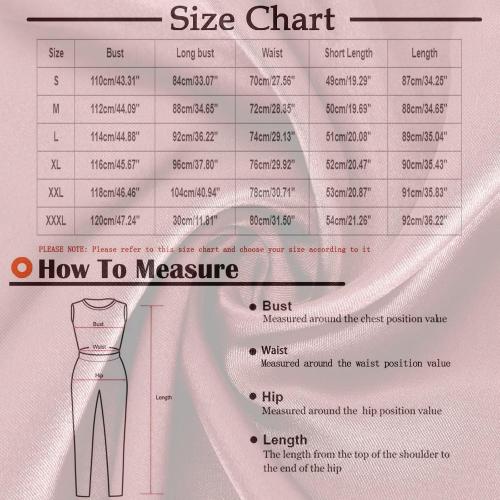Women Medium Satin Pajamas Set 5 Piece Sleepwear Comfy Spring Summer Pjs Outfits Casual Loungewear Nightgown