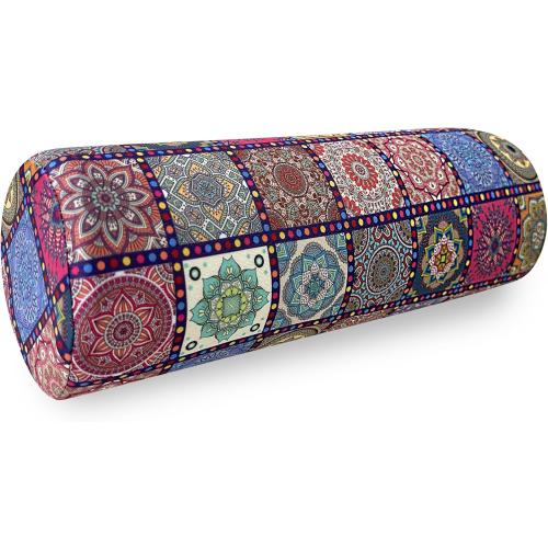 Neck Roll Pillow for Sleeping,Ergonomic Cylinder Tube Pillows for Cervical Spine and Neck Support,Versatile Roll Pillow for Bed,Office,and Travel,Memory Foam Bolster with Washable Cover