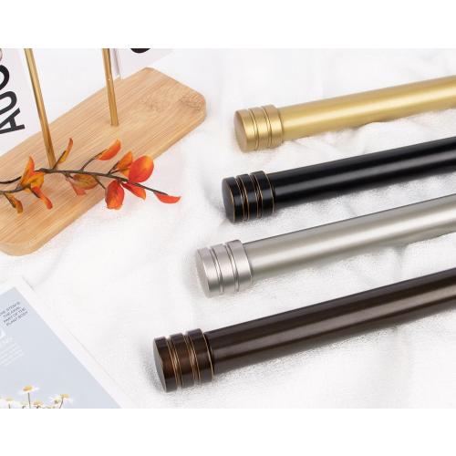 TONIAL 1 Inch Double Curtain Rods for Windows 66 to 120 Inch, Silver | Heavy Duty Dual Drapey Rod 32 to 144 Inch, Decorative Adjustable for Living Room, with Classic Finial, 33lbs Weight Capacity