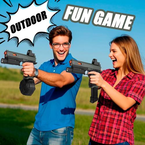 Color Green Electric Gel Blaster Toys New X5, Full Auto Splat-Blaster Includes Drum and Goggles for Outdoor Team Game, X2 Upgrade Version for Ages 14 ,Green