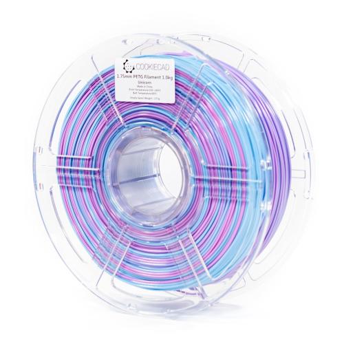 PETG Filament 1.75mm 1kg Rainbow Multicolor 3D Printer Filament - Unicorn PETG