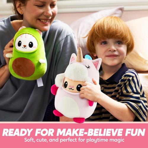 JOYIN Stuffed Animal, Kawaii Unicorn Sheep Plush Toy, Soft Plushie, for Kids and Adults, Birthday Surprise Gift for Boys and Girls (Ewenicorn), Easter Plush Toy