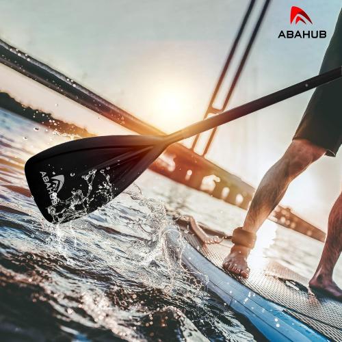 Abahub 3-Piece Stand Up Paddle,Adjustable 68-84 Lightweight Aluminum PU Coated | Paddle Boards Paddles,Durable Blade,Travel Friendly,Black/Blue/Green/Orange/Red/Yellow Plastic Nylon Blade