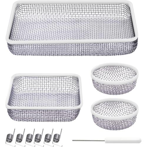 Eazy2hD RV Furnace Vent Cover Screen, Stainless steel mesh with Rubber