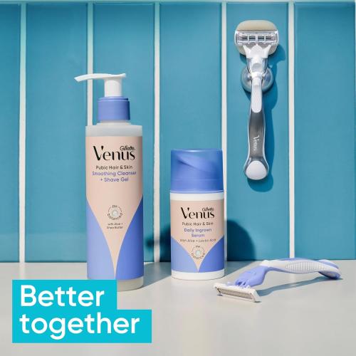Gillette Venus Women's Disposable Razors for Pubic Hair and Skin, Bikini Razors for Women, 6ct