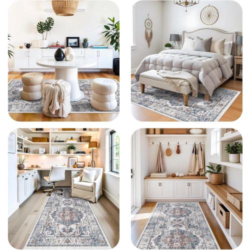 Washable Hallway Area Rug small