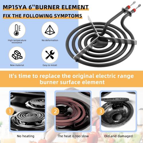 660532 MP15YA 1500W 4 Coil Electric Range Burner