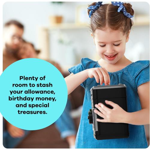 Piggy Bank for Kids - Electronic Money Saving Box w/Code- ATM Safe - Toy Coin Bank - Easter Boys Toys for Age 3, 4, 5, 6, 7, 8, 9 - Birthday Gifts for 8, 9, 10, 11, 12 Year Old Boy and Girl