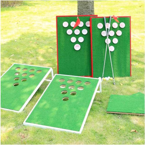 SPRAWL Golf Cornhole Set Exciting Golf Chipping Game Chip Shot Game for Tailgate Beach Backyard Man Cave