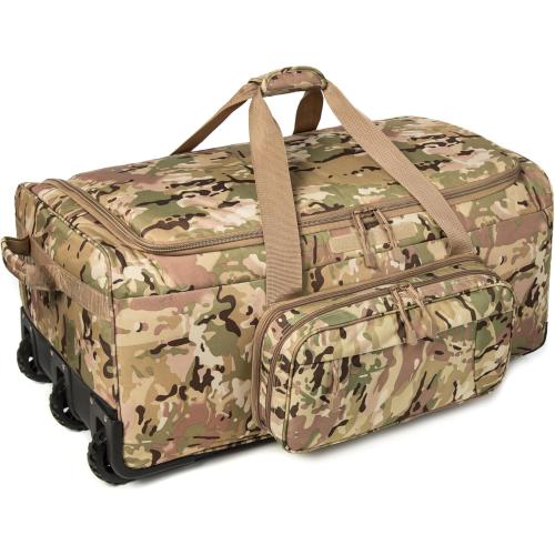 Mountain Land 120L Duffle Bag for Men and Women Large Luggage Bag with Wheels Travel Suitcase
