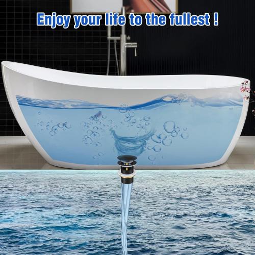 Pop-up Drain Kit for Freestanding Bathtub Tub Drain/Stopper,Freestanding Bathtub Drain Stopper,Suitable for Most Freestanding Bathtub