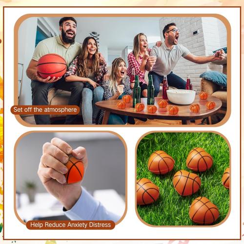 Blulu 20 Pcs Valentine's Day Basketball Heart Balls for Kids Adults