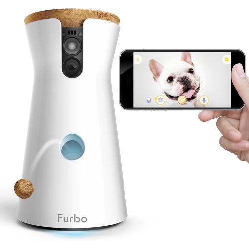 Furbo Dog Camera: Treat Tossing, Full HD WiFi Pet Camera and 2-Way Audio, Designed for Dogs, Compatible with Alexa (RMA Grade A) missing charger