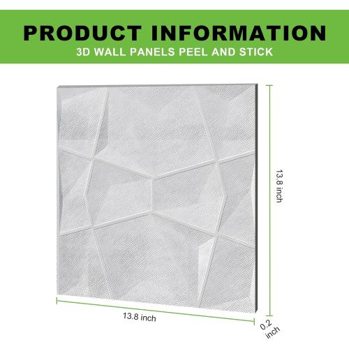 Set of 30PCS Size 13.8x13.8 Wall Panels Peel and Stick Foam Brick Wallpaper Peel and Stick Faux Stone Wall Panel Self-Adhesive Wallpaper ，13.8 * 13.8 Inch