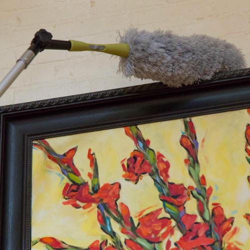 DOCA Telescoping Pole 7-30 Ft - Extension Pole for Cleaning, Feather Duster, Window Washing Kit, Paint Roller, Window Squeegee - High Reach Extendable Kit for Indoor & Outdoor - Feather Duster