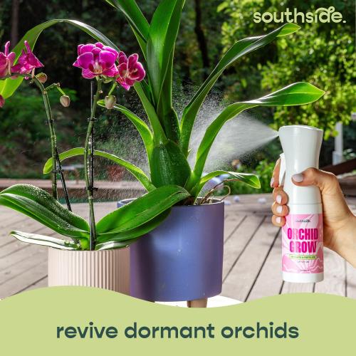 Orchid Grow Fertilizer by Southside - 7.1 oz - Bring Dormant Orchids Back to Life - Gentle Formula, Premium Continuous Spray for Easy Coverage