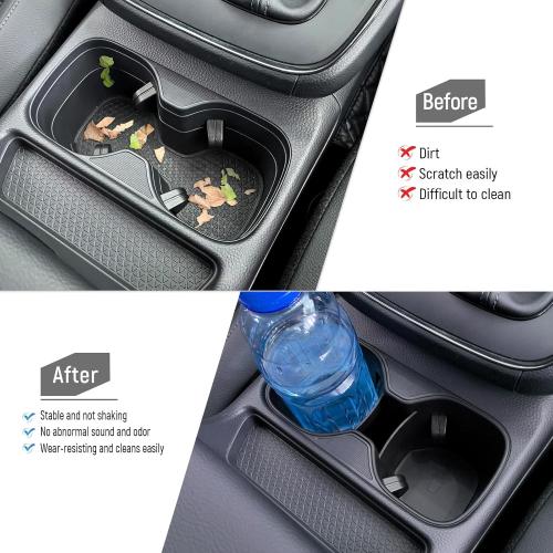 for 2023 2024 2025 2026 Honda CRV Cup Holder Insert, Center Console Cup Holder Protector for CR-V LX, EX, EX-L, Sport Hybrid, Sport-L Hybrid, Sport Touring Hybrid, Interior Accessories for CR V