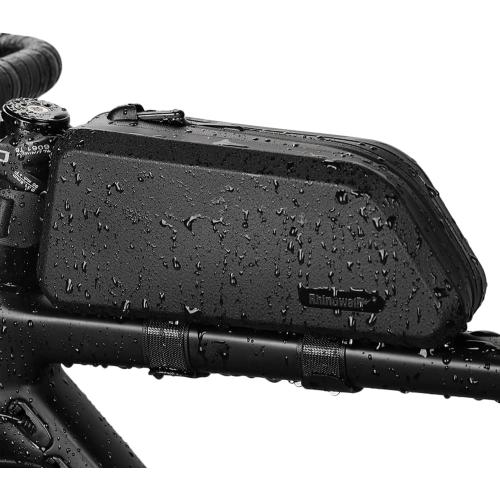 Top Tube Bike Bag Waterproof Rhinowalk Top Tube Bag 1.5L Road Bicycle Front Frame Bag Suitable for Road and Mountain Bikes,Fully Waterproof