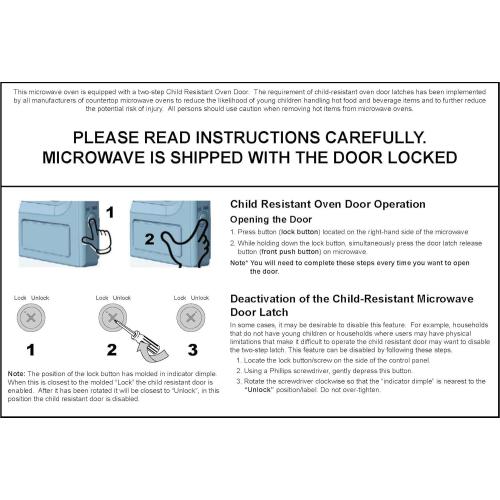 GE Countertop Microwave Oven, 1,200-watt Capacity, 2.0 Cubic Ft., 8 Auto Setting Cooking Settings, Child-Lock Technology, Kitchen Essentials for the Countertop, Dorm Room or Apartment, Black