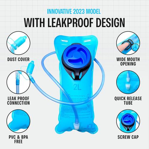 Sojourner Hydration Pack, Hydration Backpack -, Festival Essential - Rave Hydration Pack Hydropack Hydro for Hiking, Running, Biking, Festival Gear