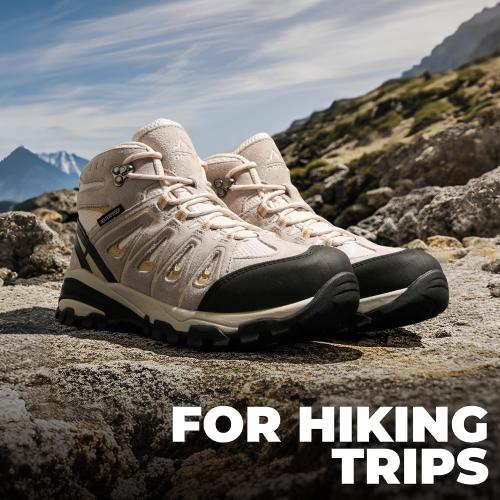 Size 8 Women's Color Grey NORTIV 8 Women's Waterproof Hiking Boots Outdoor Trekking Camping Trail Hiking Boot