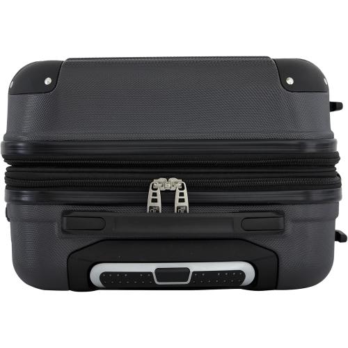 Travelers Club Phoenix Luggage, Blackened Pearl, 22-Inch Carry-On