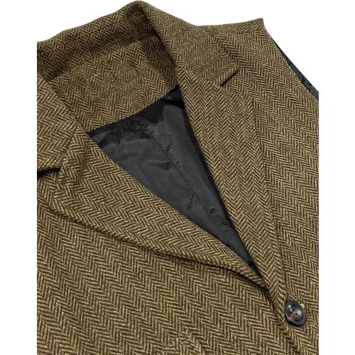 Size M HRQSNZAQC Men's Retro British Style Business Suit Waistcoat - Winter Warm