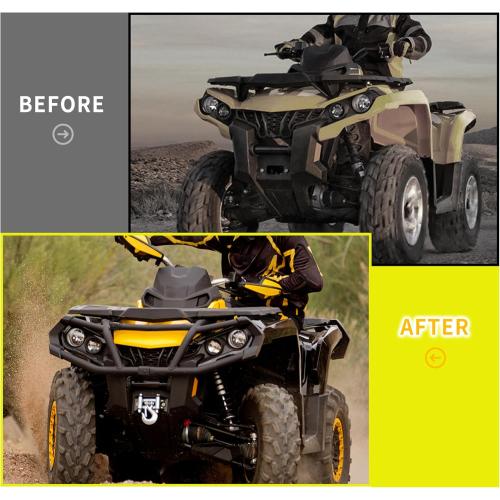 Front Bumper for Can am Outlander 12-25, Heavy Duty Steel Front Bumper Guard Brushguard Protector Bar for Can Am Outlander G2 450 500 570 650 800 850 1000 MAX 2012-2025 Accessories, Replace #715004837