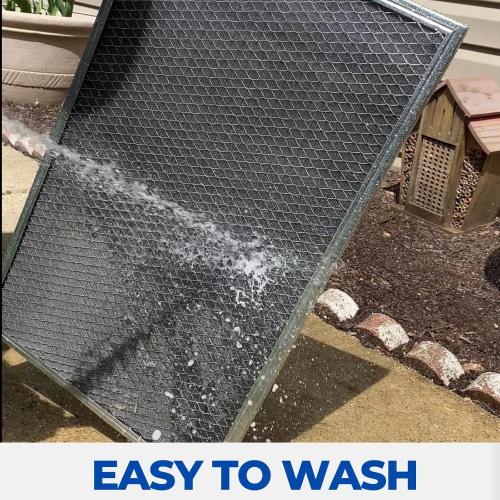 14x14x1 Washable Electrostatic Air Filter. Reusable HVAC & Furnace Air Filter