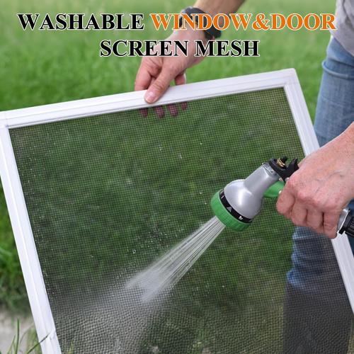 MAGZO Pet Proof Window&Door Screen Replacement Mesh, 48 W x 99 L, Black