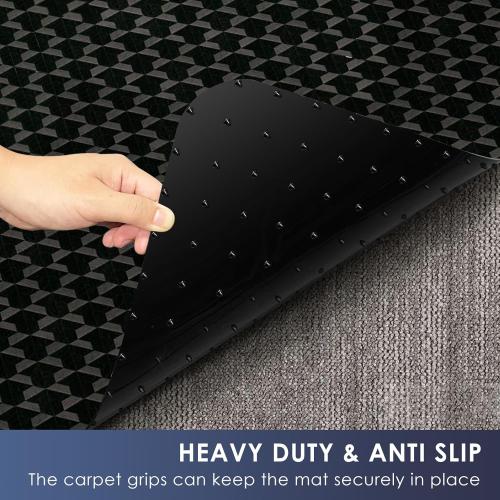 Vicwe Office Chair Mat for Carpet, 48x36 Anti-Slip Waterproof Floor Protector Desk Chair Mat for Rolling Chairs, Heavy Duty Chair Mat with Studs,Easy Glide Floor Mat for Home,Gaming