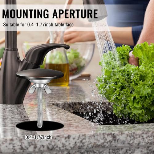 LEIFIDE 2 Inch Kitchen Sink Hole Cover Faucet Sink Hole Cap Stainless Steel Stopper Plug Plate Metal Blank for Bathroom Soap Dispenser Wash Basin(Oil Rubbed Bronze)