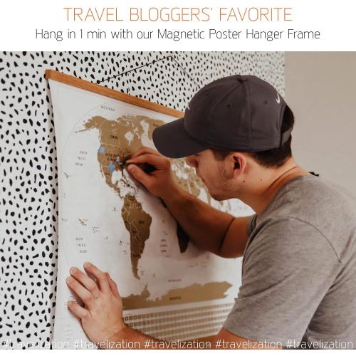 XL Scratch Off World Map with 196 Country Flags 36 x 24 Frameable Travel Map with Vibrant Colors and Premium Gold Coating, Beautiful Visited Places Tracker for Travelers, White