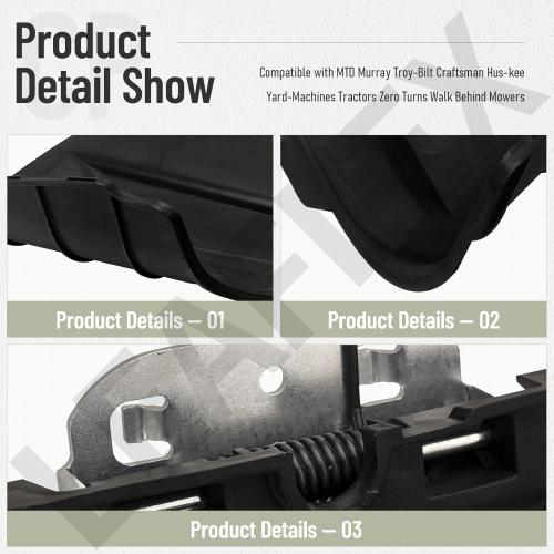 631-04354C 631-04354B Deflector Chute Compatible with CUB Cadet MTD Troy-Bilt RZT LX SX XT1 XT2 ZT1 Ultima 42 46 S L LX46 631-04354 931-04354 731-07020B