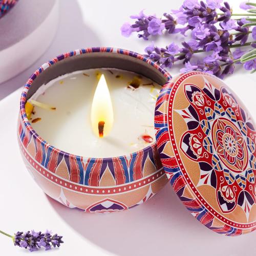 24 Pack Scented Candles Gift Set, Baby Shower Bridal Favors for Guests Housewarming Birthday Party Favors for Adults, Christmas Valentine's Mothers Day Party Give Away Bulk Gifts for Women
