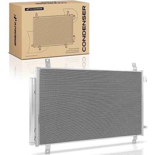 A-Premium Air Conditioning A/C Condenser Compatible with Acura MDX 2014-2018 & Honda Pilot 2016-2022, Passport 2019-2021, Ridgeline 2017-2023, V6 3.5L