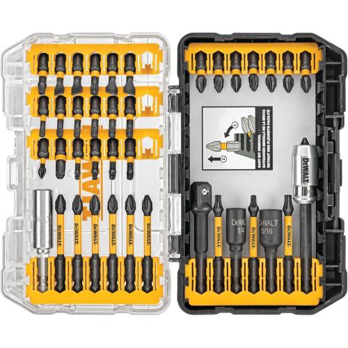 DEWALT Screwdriver Bit Set, 40 Pcs. Impact Ready, FlexTorq Impact Driver Bit Set with Storage Case (DWA2T40IR)