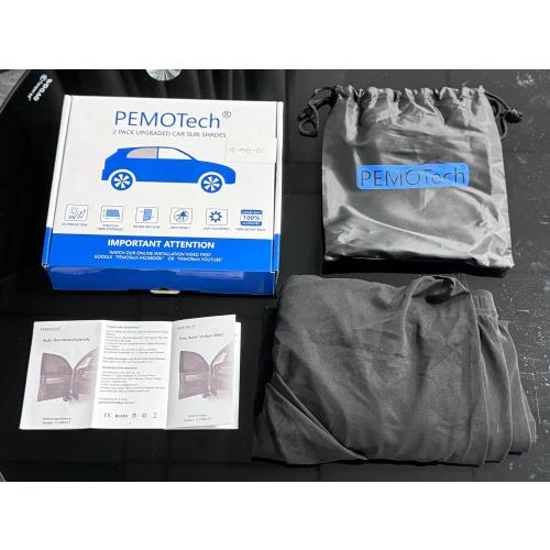 PEMOTech Car Window Shades for Baby, 2 Pack Breathable Mesh Side Car Window Sun Shade, UV Protection Car Window Covers, fit Large SUV, Pickup, Truck, Minivan (31.5x47.2)