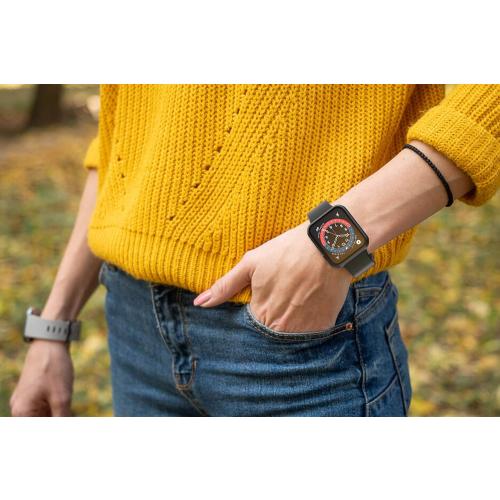 Misxi 2 Pack Hard PC Case with Tempered for series 46 mm