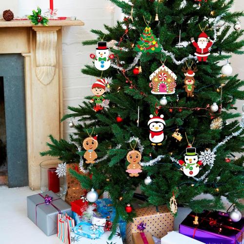 ceiba tree Christmas Ornament Crafts for Kids Christmas Cards and Stickers Make Your Own Ornament Craft Kit for Kids